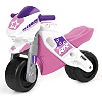 FEBER - Motofeber 2 Racing Pink- correpasillo de color rosa con casco y ruedas anchas para estabilidad y protección- uso…